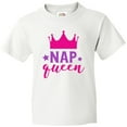 thumbnail image 3 of Inktastic Nap Queen, Crown, Stars - Pink Purple Youth T-Shirt, 3 of 5