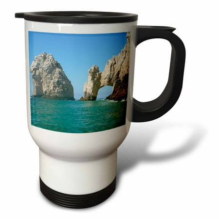 3dRose Hole in the Rock Cabo San Lucas Mexico, Travel Mug, 14oz, Stainless (Best Time To Travel To Cabo San Lucas)