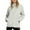 347#White, variant on ChicHaven Waterproof Rain Jacket for Women Packable Rain Slicker Raincoats Women's Windbreaker for Spring Fall Black M