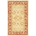thumbnail image 5 of SAFAVIEH Anatolia Tracy Traditional Wool Area Rug, Ivory/Red, 8' x 8' Round, 5 of 11