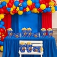 thumbnail image 6 of Happy Birthday Popcorn Buckets - Blue Gold Red Party Decor Snacks Containers 12 Pack, 6 of 8
