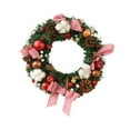 thumbnail image 4 of Corona navideña, decoración navideña, colección de manualidades, adorno colgante para puerta frontal 35 centímetros, 4 of 9