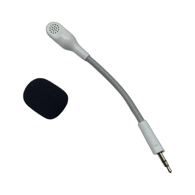Stereo External Microphone Use For Headphones Detachable Plug In Aux Mic For PC Laptop Phone
