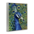 thumbnail image 4 of Stupell Industries Bold Peacock Feathers Pattern Animals & Insects Painting Gray Framed Art Print Wall Art, 11 x 14, 4 of 10