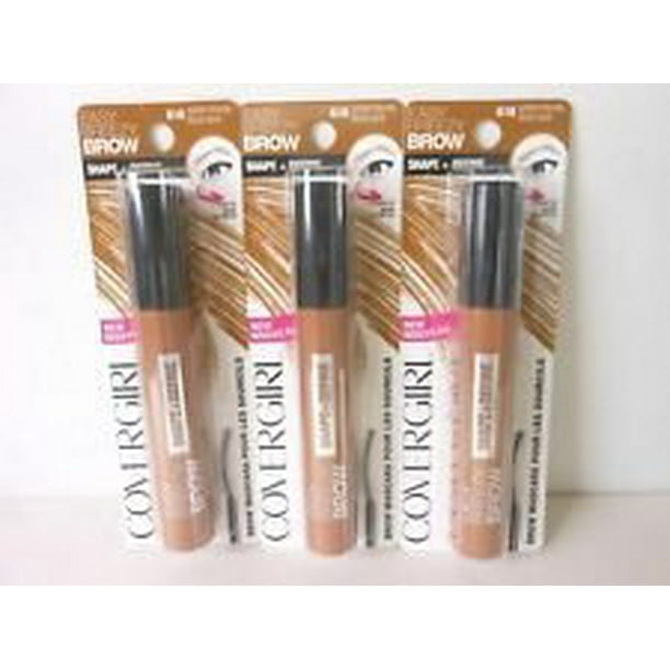 Pack 3 Covergirl Easy Breezy Brow Shape + Define Brow Mascara, 618