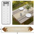 thumbnail image 3 of Vintage Bees Table Runner Linen Burlap Table Runner 72 Inches Long Daisy Floral Pastoral Retro Art Dresser Scarves for Kitchen Island Coffee Dining Room Party Wedding Banquet Holiday Decor 16"x72", 3 of 8