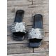 thumbnail image 2 of Women's Fashionable Faux Pearl Decorated Square Toe Flat Sandals For Summer, 2 of 4