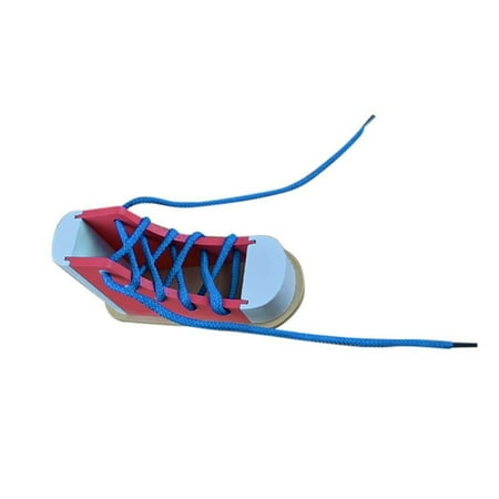 

Educational Toys for 3 Year Old Learn To Tie Shoes Shoe Tying T Educational Toys Children Wooden Lacing Shoes Educational Toys for 3 Year Old Boys Wood