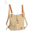 thumbnail image 2 of Gustave Women Canvas Tote Shoulder Bag Casual Vintage Crossbody Hobo Bags Large Capacity Convertible Backpack Purse Handbag for Travel Work "Khaki", 2 of 12