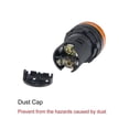 thumbnail image 4 of 2pcs Ac/dc Indicator Lights, Yellow Led, Flush Panel Mount 7/8" 22mm, 4 of 5