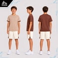 thumbnail image 5 of RBX Boys Athletic Outfit Set Performance Mesh Jersey Tees and Athletic Gym Shorts 3 Piece Outfit, 5 of 7