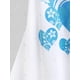 thumbnail image 4 of Camiseta de Talla Extra con Estampado de Corazón y de Color Bloque Rosegal  Camisetas tallas grandes, 4 of 5
