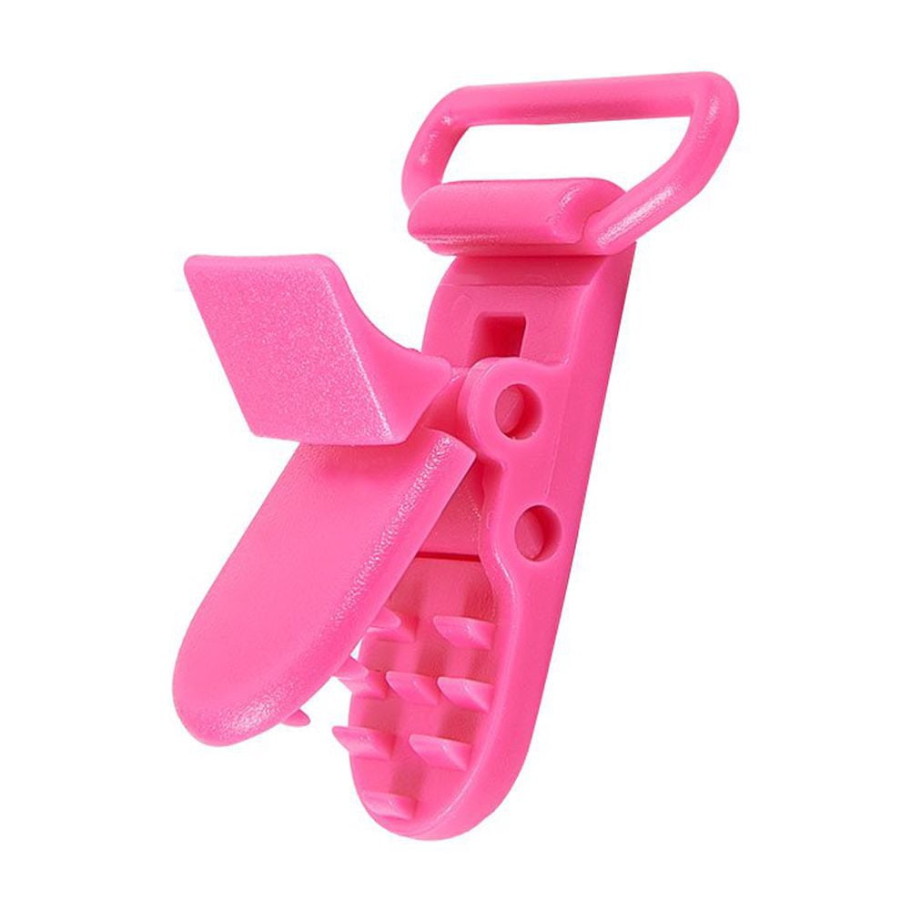 80 PCS 20 Color Plastic Pacifier Suspender Clips Holder