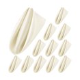 thumbnail image 2 of Xingzhi 20pcs/set Chic Square Table Napkins Not Fading And Easy To Clean Fashionable ivory white, 2 of 6