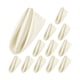 thumbnail image 2 of Kearding Servilletas de de poliéster de 20 piezas para una experiencia gastronómica lujosa, servilletas de tela cuadradas Kits de decoración para fiestas blanco marfil, 2 of 6
