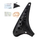 thumbnail image 1 of Ocarina de 12 agujeros, instrumento musical compacto para adultos, amantes de la música y principiantes. Negro, 1 of 9