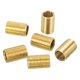 thumbnail image 1 of Adaptador de tubo hueco roscado de latón Uxcell de 15mm de largo, conector de tuerca reductora, paquete de M10 a M8 6, 1 of 5