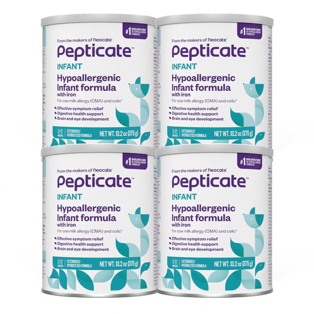 Fórmula para bebés Nutricia Pepticate hipoalergénica 390 ml x 4