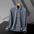 thumbnail image 3 of ZZHZGZ Late July Linen T Shirts for Men Mens Solid Color Shirt Long Sleeve Casual Business Non Ironing Shirt Overalls Late July Mens Shirt Xl/41, 3 of 3