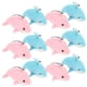 thumbnail image 2 of 12 piezas colgantes de la cadena de llaves de llave llaves de felpa de peluche decorativo accesorio de delfín relleno, 2 of 6