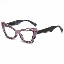 Purple Tortoise Oversize Butterfly Anti-blue Light Reading Glasses 3.00 for Women Spring Hinge Readers  3.00