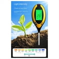 thumbnail image 5 of del Suelo 4 en 1, Probador de Humedad/Temperatura/PH del Suelo, Medidor de Intensidad de Luz Solar para Plantas de Jardinería, Cultivo con Retroiluminación, 5 of 5