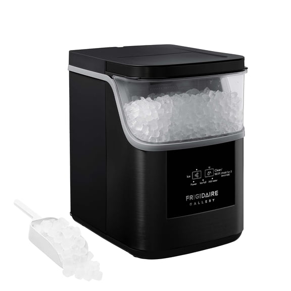 Frigidaire Gallery Smart WiFi Countertop Ice Maker, 33 lb. Daily Production, Nugget Ice Machine with Touch & App Control, Remote Start & Scheduling, Black