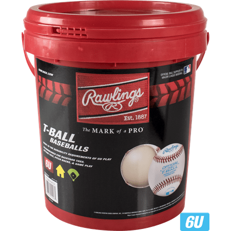 Rawlings 1 Gallon Baseball Bucket with Sponge Rubber Center