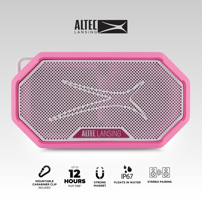 Altec Lansing HydraMini 2.0 Waterproof Bluetooth Speaker, Floats