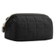 thumbnail image 3 of Bolsa de maquillaje portátil para mujeres y niñas, organizador de almacenamiento multiusos de gran capacidad, neceser para cosméticos, organizador de Negro, 3 of 8