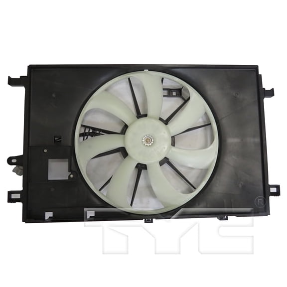 TYC 624210 Dual Radiator And Condenser Fan Assembly Fits select: 2018-2020 TOYOTA C-HR