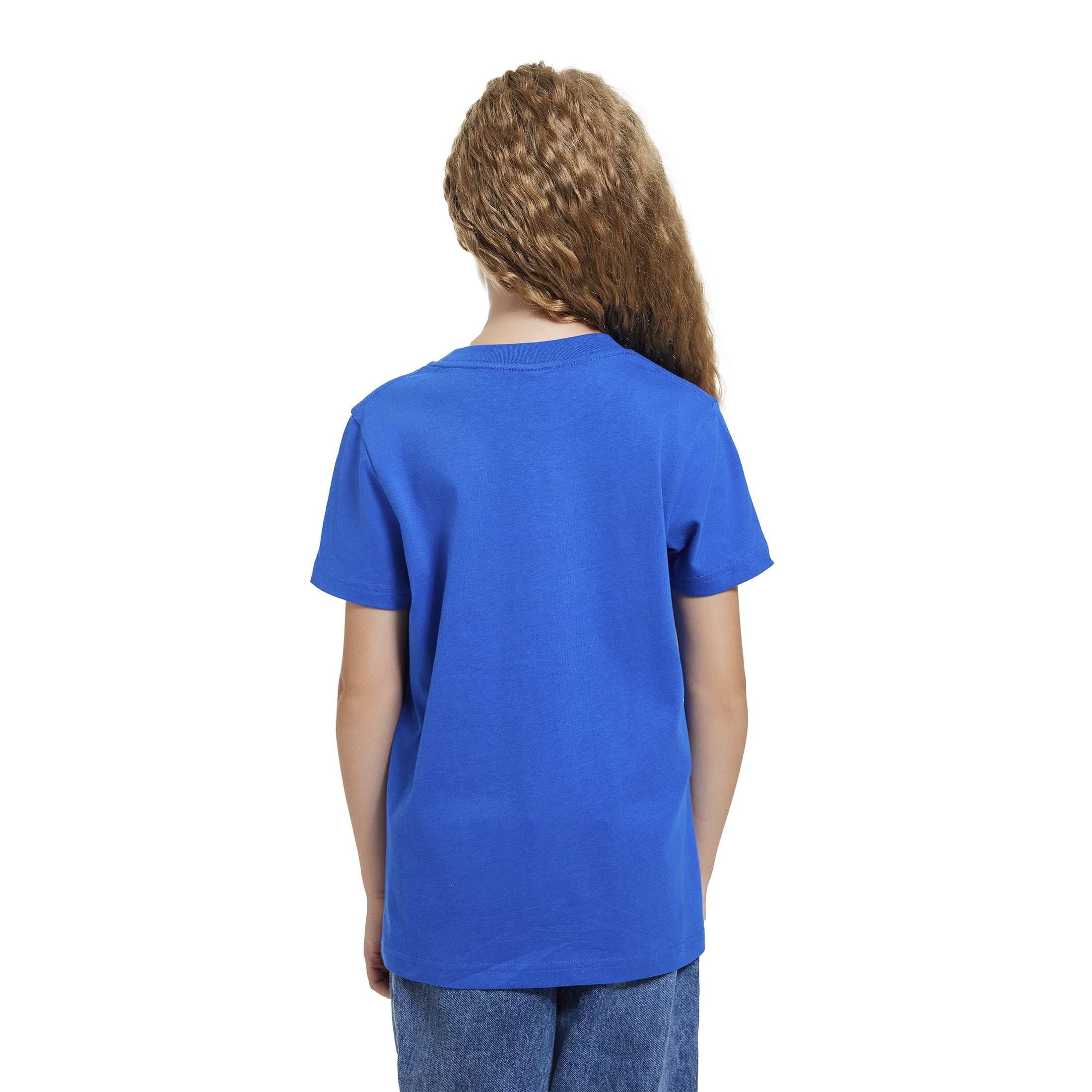 Kid Boy/Kid Girl Building Print Short-sleeve 95%Cotton Tee