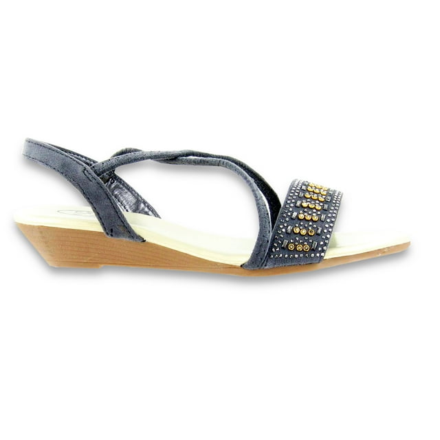 Exit LA Sandale à Bride Cheville pour Femme Spice