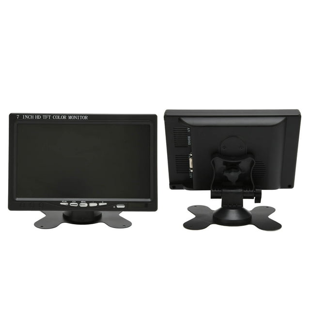 Mini PC Monitor, 7 Inch 7 Inch Car Monitor VGA AV Small Portable for TV EU Plug,UK Plug,US Plug,AU Plug