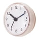thumbnail image 3 of Reloj de ducha para baño, resistente al agua, decoración del hogar, moderno, pequeño, redondo blanco, 3 of 8