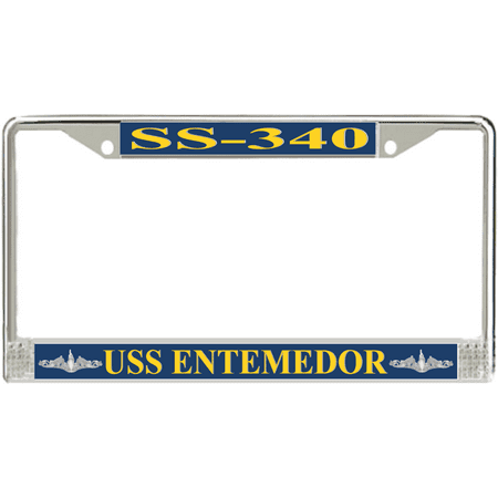 USS Entemedor SS-340 License Plate Frame