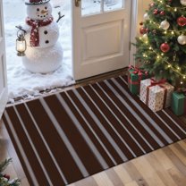 2x3 Entryway Rug Bathroom Rugs for Front Door Bedroom Kitchen, Washable Vintage Print Carpet, Floor Mat with Non Slip Backing