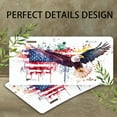thumbnail image 4 of Watercolor Eagle and Flag Front License Plate,Metal License Plate,Funny Standard Plates Personalized Novelty Decorative For Men/Women/Boys/Girls Car 6×12 Inch, 4 of 7