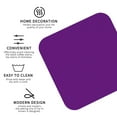 thumbnail image 4 of Balery 6 Pcs Purpleleather Coasters Set, Drink Table Cup Coasters For Living Room Kitchen Coffee Decor, 4 of 9