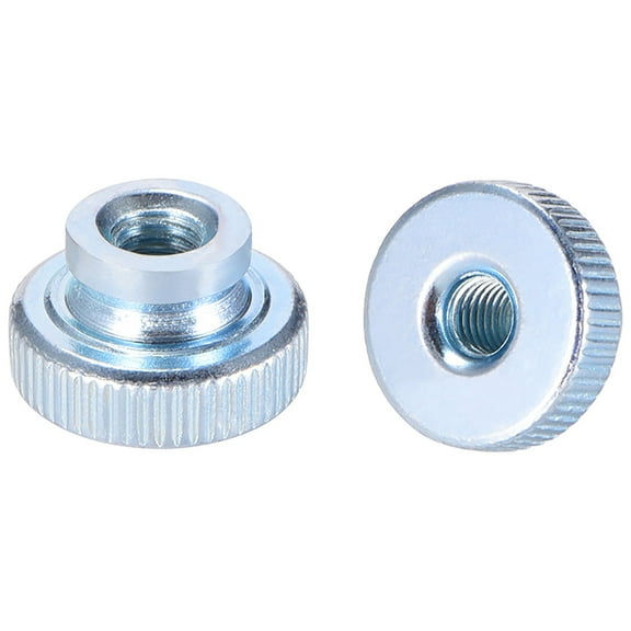 Uxcell Knurled Thumb Nut Iron Round Knobs for 3D Printer Parts M5x0.8mm 20 Pcs