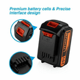 thumbnail image 3 of 2PCS 20V Lithium Battery For Black & Decker 20 Volt LBXR20 LB2X4020 Tool Battery, 3 of 16