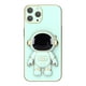 thumbnail image 2 of 3D Plating Astronaut Hidden Stand Case Cover Cute Astronaut Stand Phone Case para IPhone 12Pro TPU Cover, 2 of 3