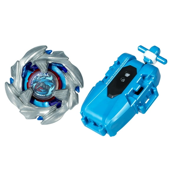 Beyblade X pack Cobalt Dragoon 2-60C avec lanceur à corde deluxe à rotation gauche
