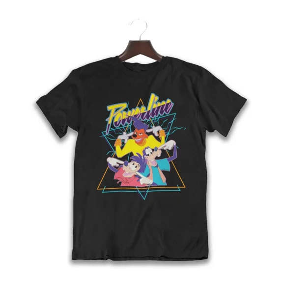 RARE A Goofy Movie Powerline Retro Vintage Pocket Unisex T-Shirt, A Goofy Movie Shirt