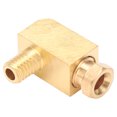 thumbnail image 2 of Right Angle Pipe Joint, Brass Pipe Joint Compression Tube Fitting Industrial Tubular Fitting Industrial Piping Supplies For Oil, 2 of 8