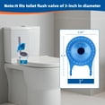 thumbnail image 3 of CADOVE Toilet Flapper Replacement, 3-Inch Flapper for 1.28 GPF Toilets, Compatible with Gerber and AquaSource, 3 of 7