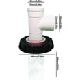 thumbnail image 2 of IBC Lid Filter - Washable Nylon IBC Filter, IBC 163mm/245mm Nylon Filter Lid, IBC Lid with Washable Nylon Filter for Tank Tank IBC Rainwater, 2 of 5