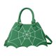 thumbnail image 2 of Bolso bandolera informal de cuero con diseño de murciélagos divertidos de Halloween, bolso de hombro con cadena de PU, 2 of 6
