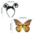 thumbnail image 3 of Halloween ButterflyCostume Prop Adult Performance Party Fairy Headband Wing Set Masquerade Ball Decoration, 3 of 6