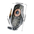 thumbnail image 3 of TIMIFIS Support de Charge Sans Fil Modèles Multiples Utilisation Détection Intelligente Verrouillage Automatique Charge Super Rapide Installation Stable de Sortie Rotation 360 Degrés Charge Sans Fil pour Voiture, 3 of 9
